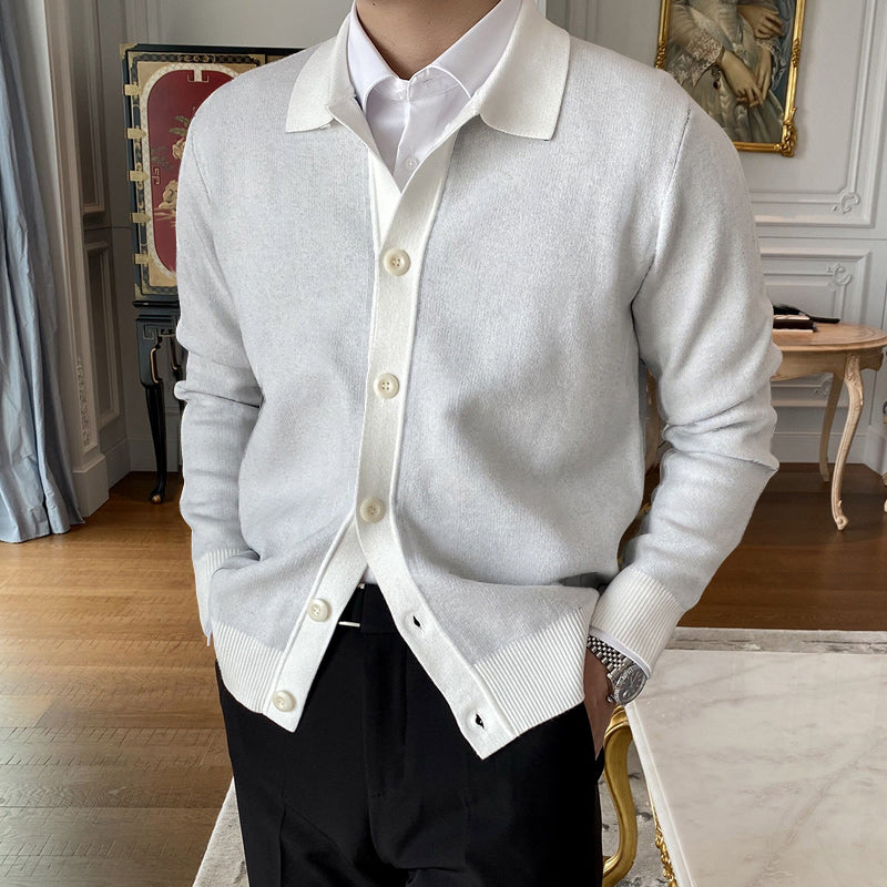 Hot Sale 50% OFFMen's Lapel Knitted Cardigan