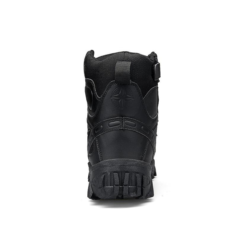 (BLACK FRIDAY SPECIAL-70%OFF)Men's Winter Anti-Puncture Wide Toe Combat Boots Waterproof Non-Slip Orthopedic Support Work Boots