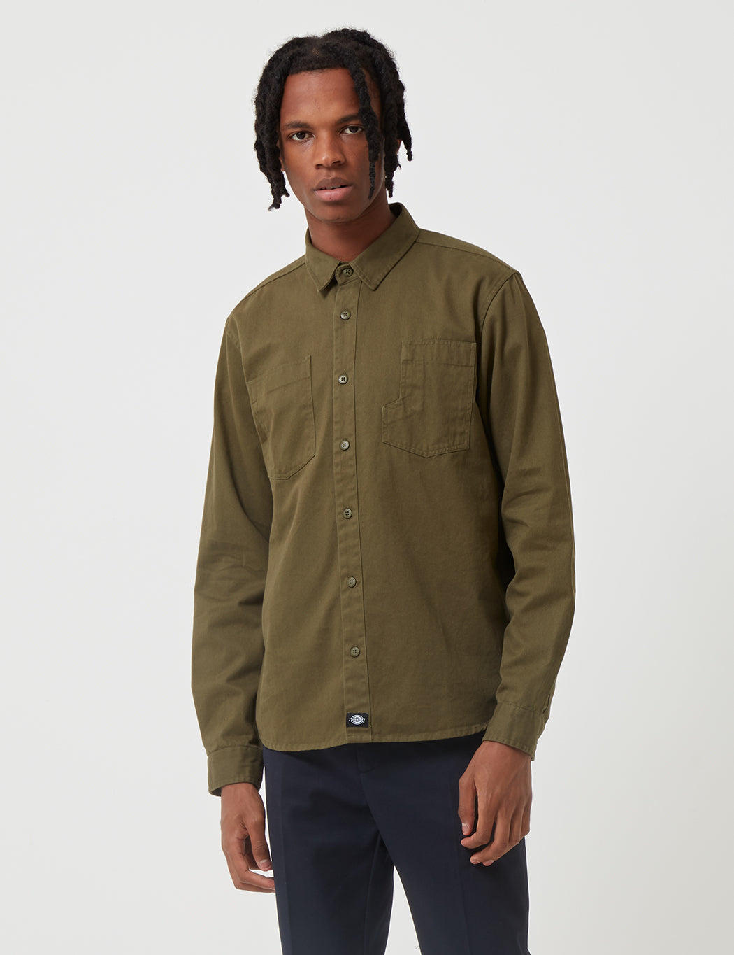 Harper Shirt - Dark Olive Green