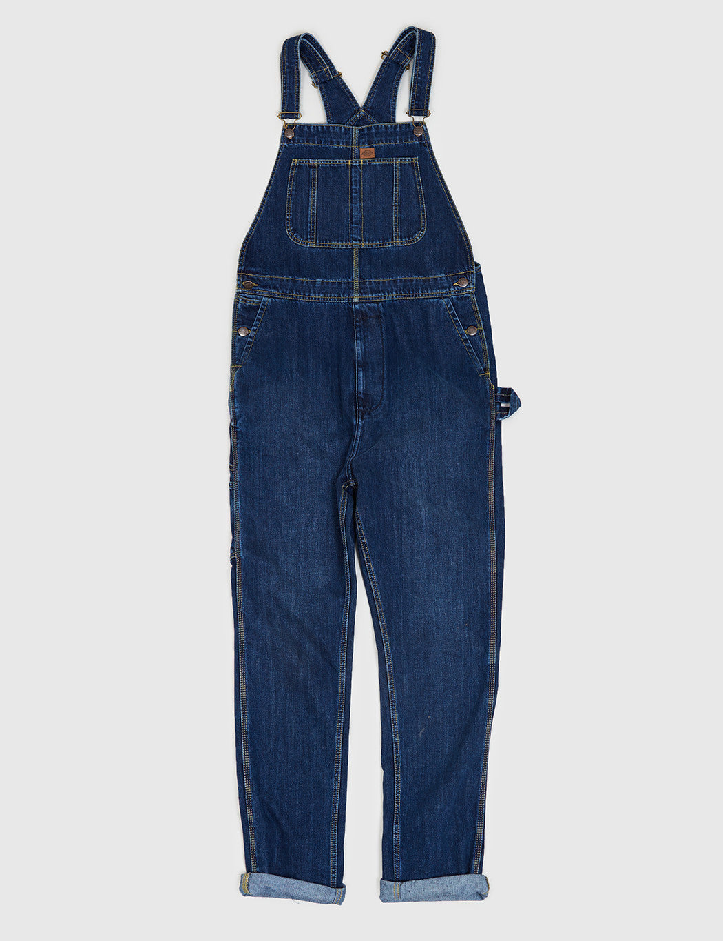 Bib Overalls - Stonewash Blue