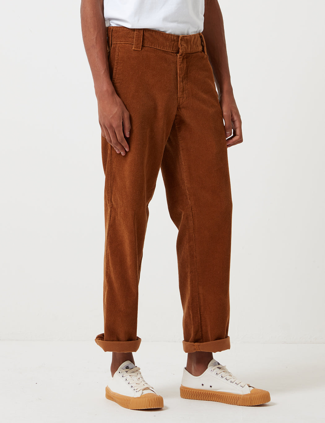873 Cord Work Pant (Slim Straight) - Brown Duck