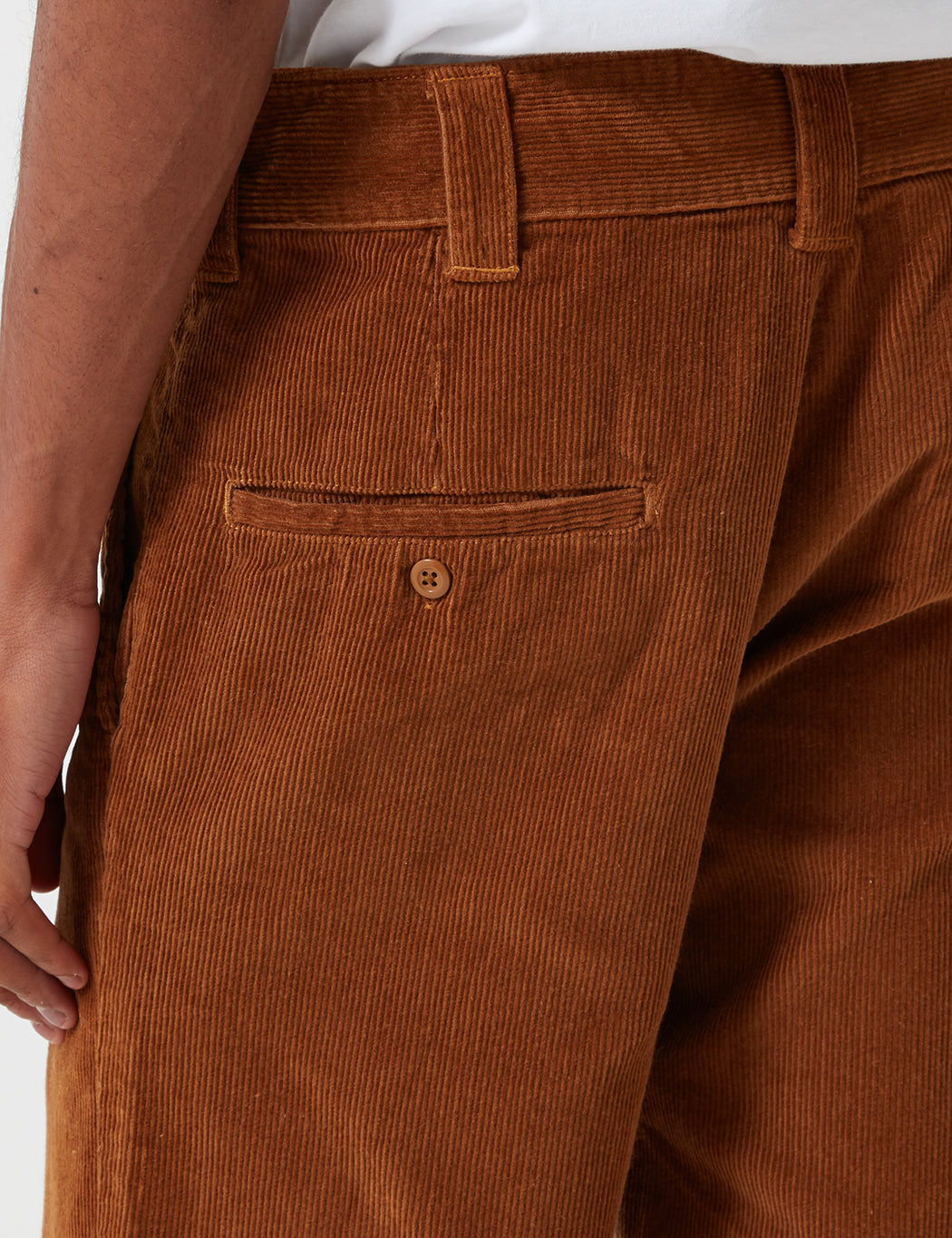 873 Cord Work Pant (Slim Straight) - Brown Duck