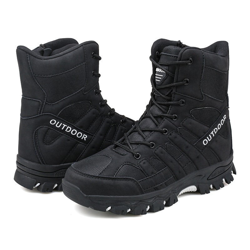 (imited Time Discount 49% off) Men's Lightweight Breathable Durable Anti-slip Hiking Boots Combat Army Boots Work Boots