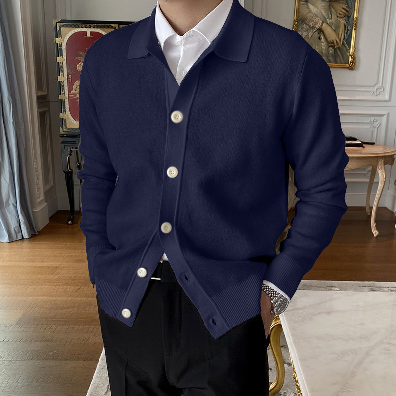 Hot Sale 50% OFFMen's Lapel Knitted Cardigan