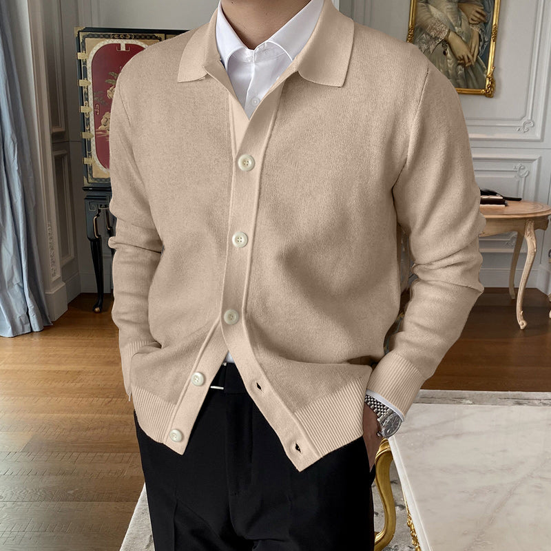 Hot Sale 50% OFFMen's Lapel Knitted Cardigan