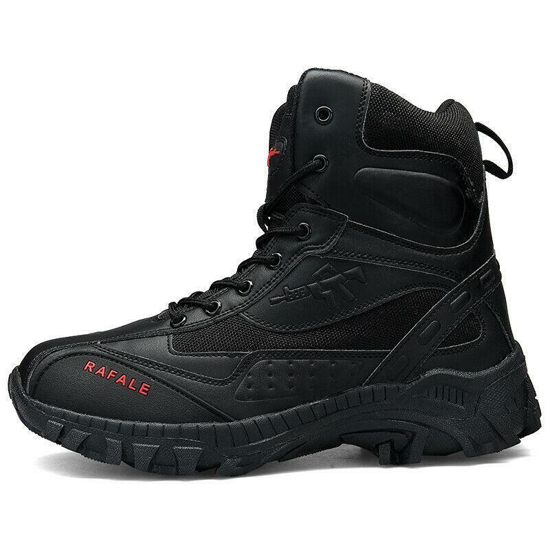 (BLACK FRIDAY SPECIAL-70%OFF)Men's Winter Anti-Puncture Wide Toe Combat Boots Waterproof Non-Slip Orthopedic Support Work Boots