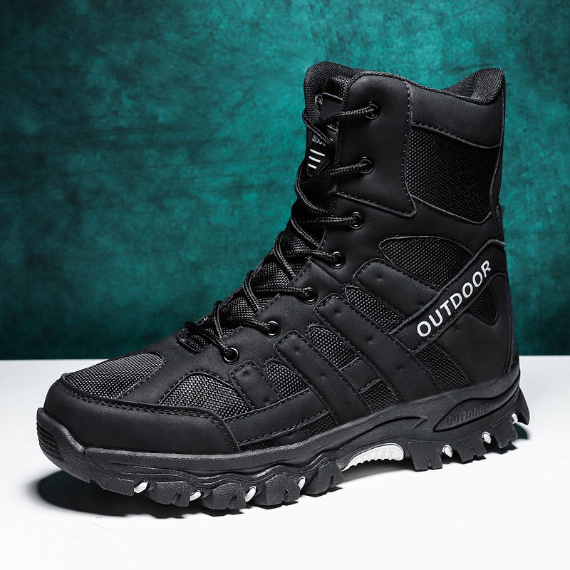 (imited Time Discount 49% off) Men's Lightweight Breathable Durable Anti-slip Hiking Boots Combat Army Boots Work Boots