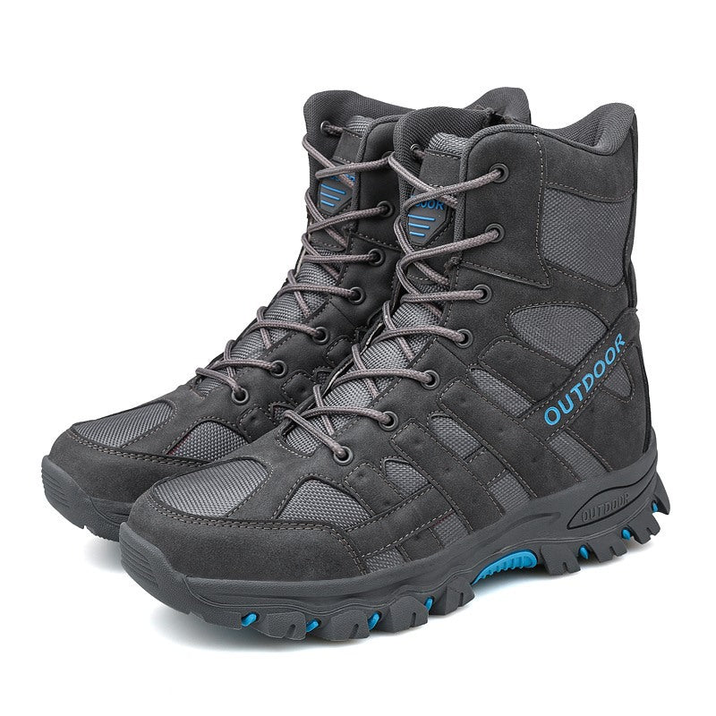 (imited Time Discount 49% off) Men's Lightweight Breathable Durable Anti-slip Hiking Boots Combat Army Boots Work Boots