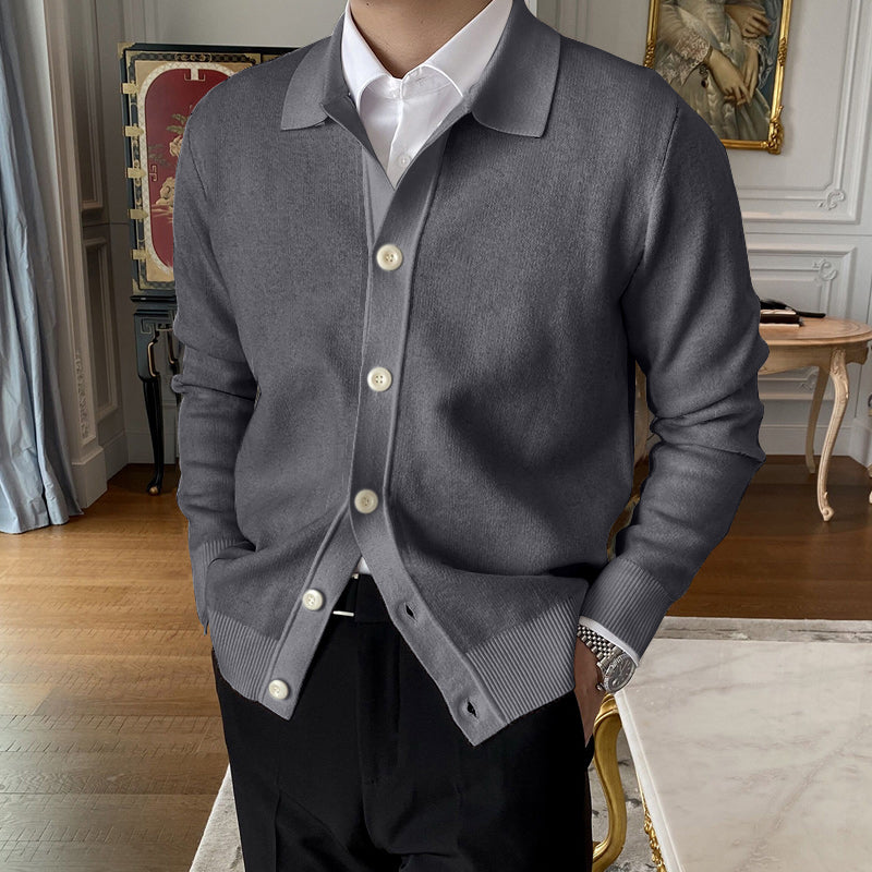 Hot Sale 50% OFFMen's Lapel Knitted Cardigan