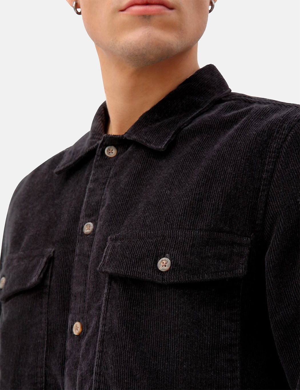 Fort Polk Corduroy Shirt - Black