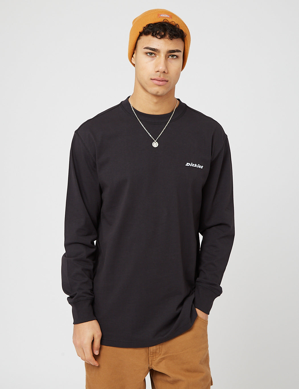 Loretto Long Sleeve T-Shirt (Heavyweight) - Black