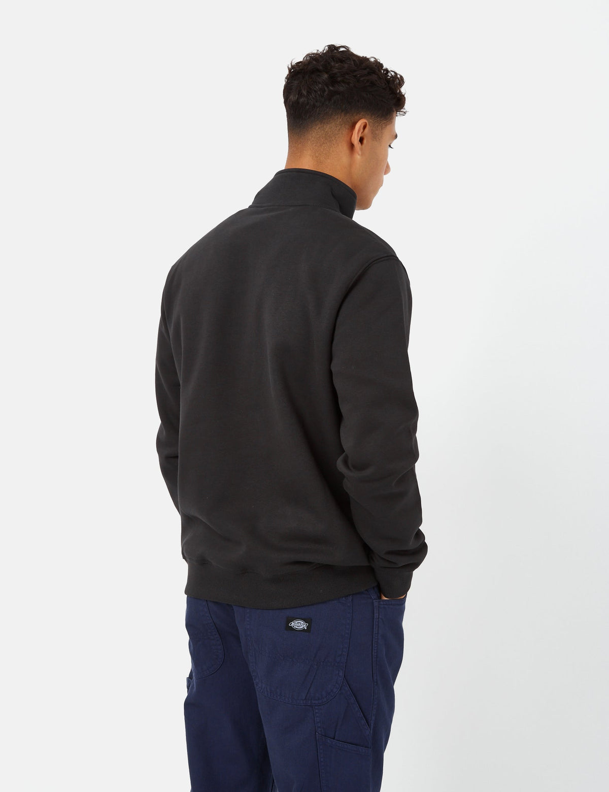 Oakport Quarter Zip Sweatshirt - Black