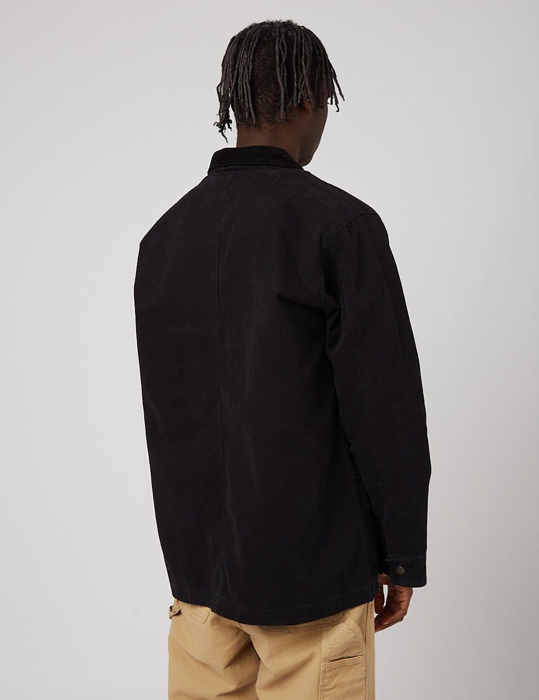 Duck Canvas Summer Chore Coat - Stone Washed Black