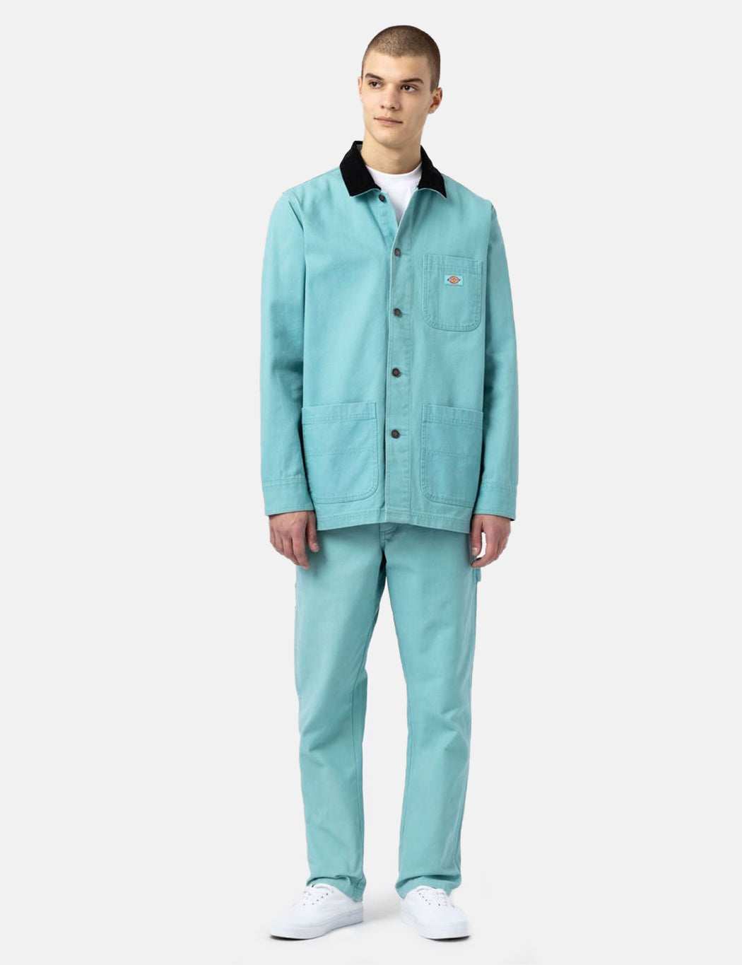 Duck Canvas Summer Chore Coat - Stone Washed Porcelain