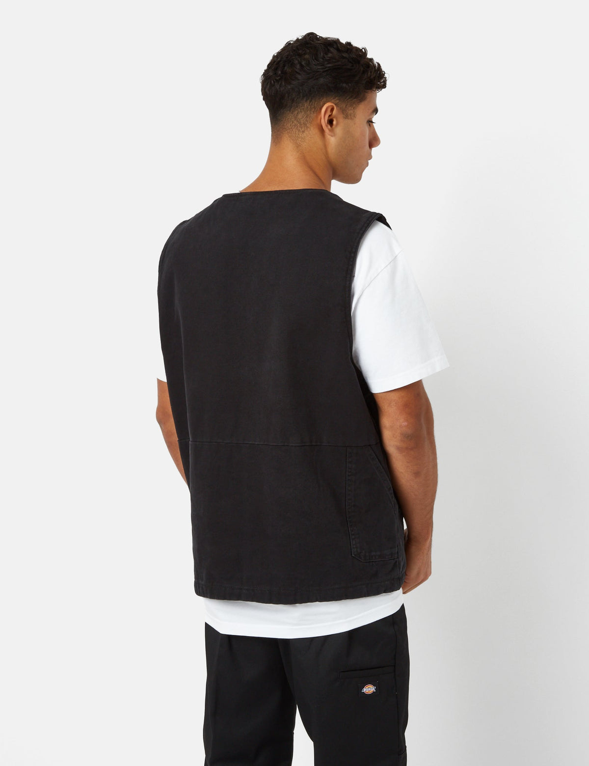 Duck Canvas Summer Vest - Stone Washed Black