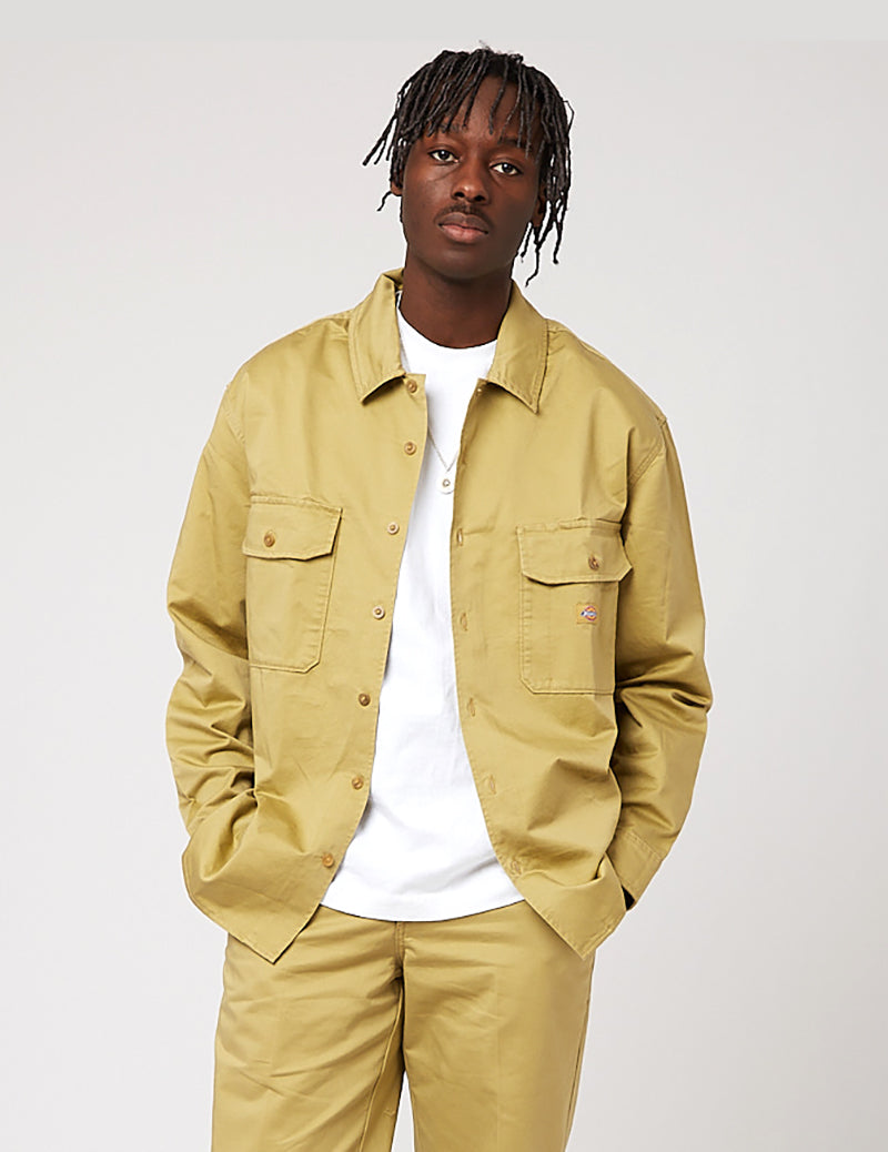 Heritage 100 Anniversary Long Sleeve Shirt - Dark Khaki