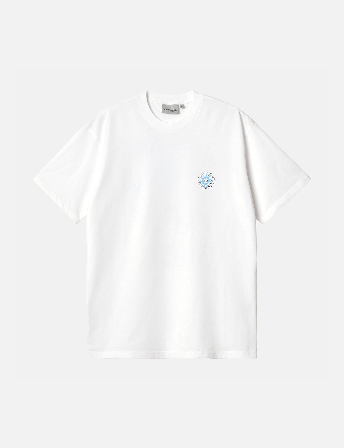 Splash T-Shirt (Loose) - Heavy Stone Wash White