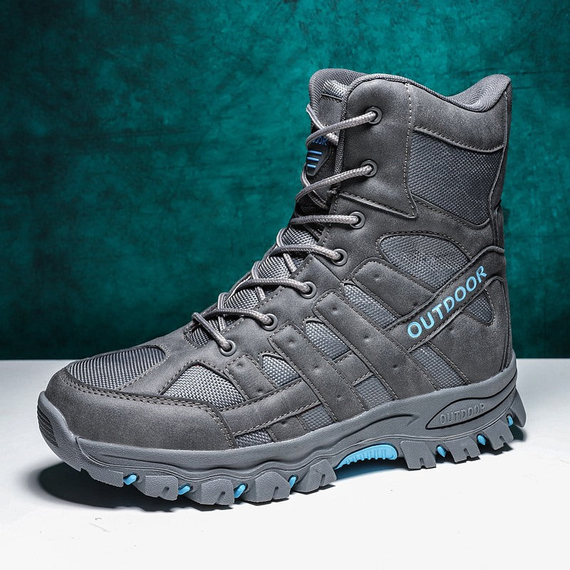 (imited Time Discount 49% off) Men's Lightweight Breathable Durable Anti-slip Hiking Boots Combat Army Boots Work Boots