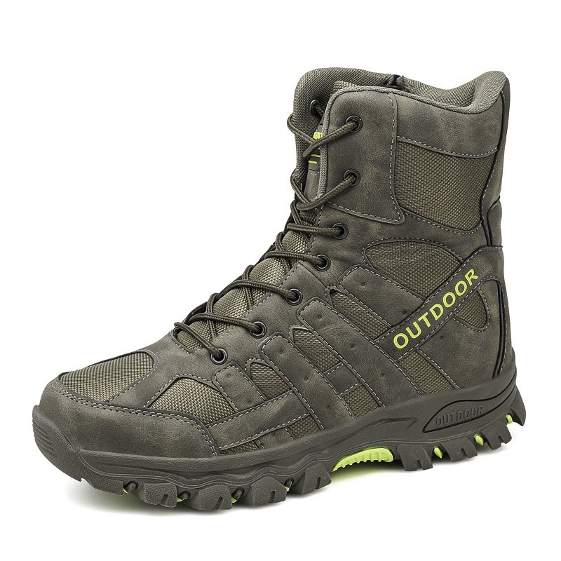 (imited Time Discount 49% off) Men's Lightweight Breathable Durable Anti-slip Hiking Boots Combat Army Boots Work Boots