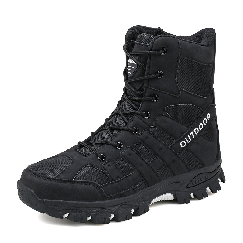 (imited Time Discount 49% off) Men's Lightweight Breathable Durable Anti-slip Hiking Boots Combat Army Boots Work Boots
