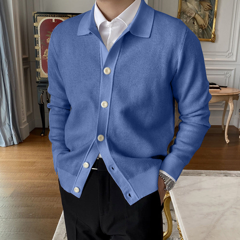 Hot Sale 50% OFFMen's Lapel Knitted Cardigan