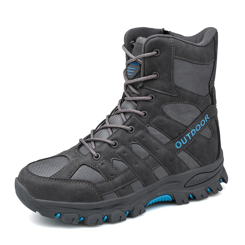 Men's Lightweight Breathable Durable Anti-slip Hiking Boots Combat Army Boots Work Boots