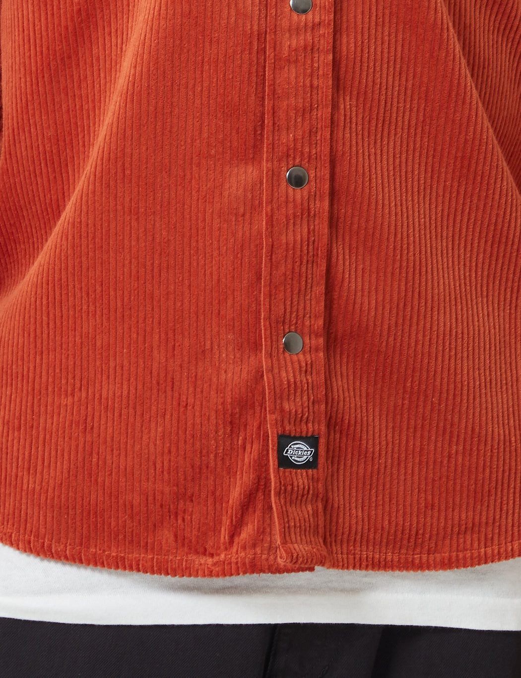 Ivel Cord Shirt - Rust Red