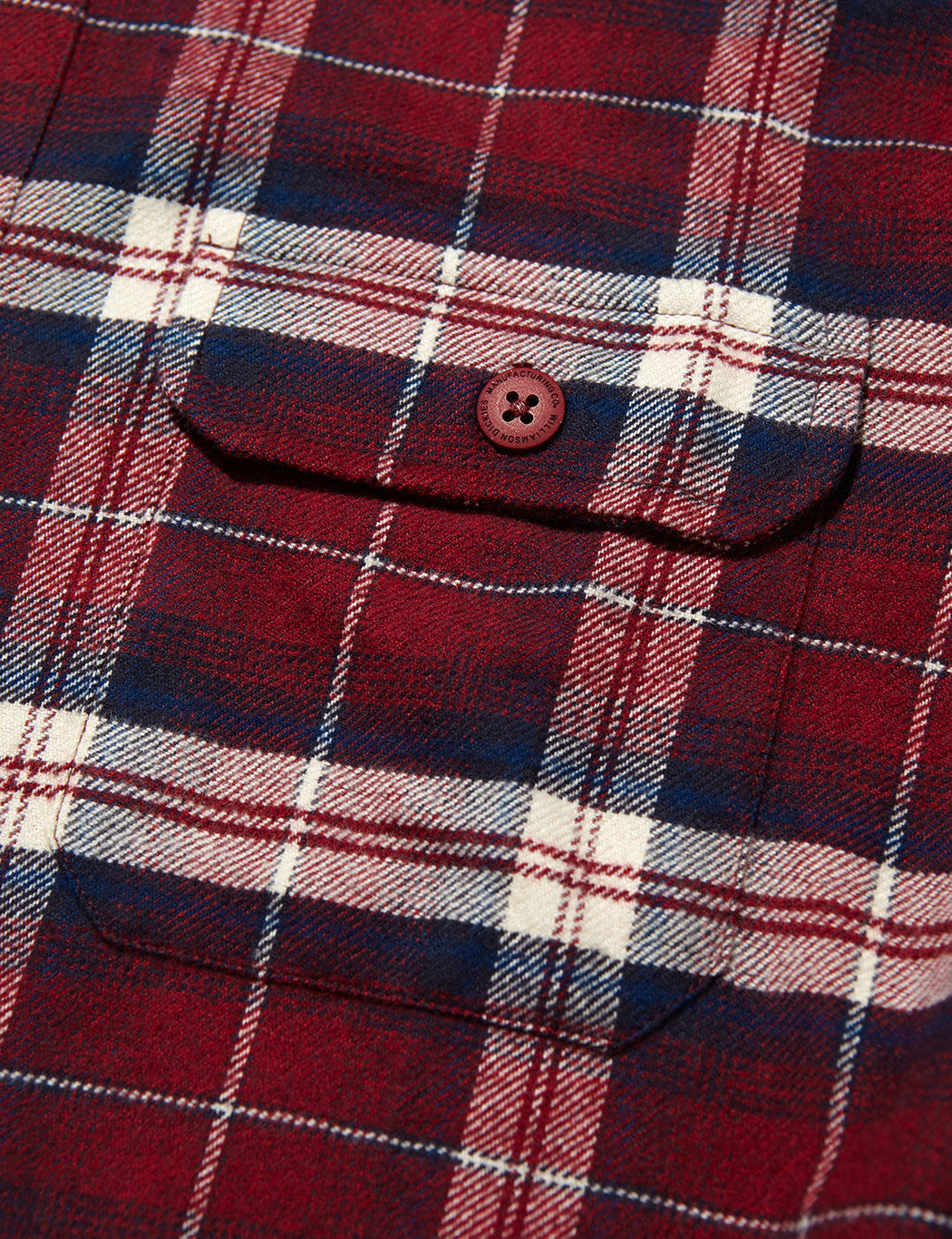 Holton Checked Shirt - Maroon