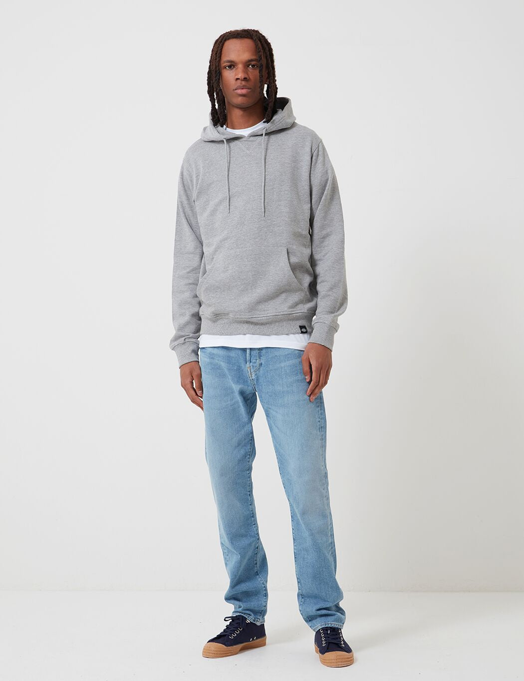 Philadelphia Hooded Sweatshirt - Grey Melange