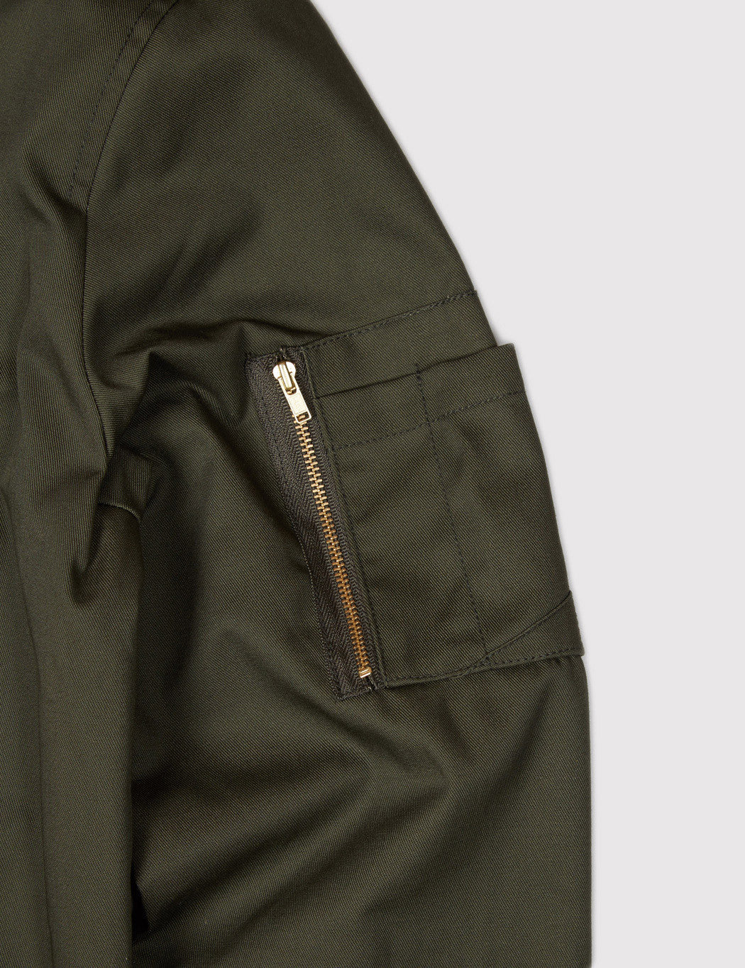 Hughson Bomber Jacket - Dark Olive