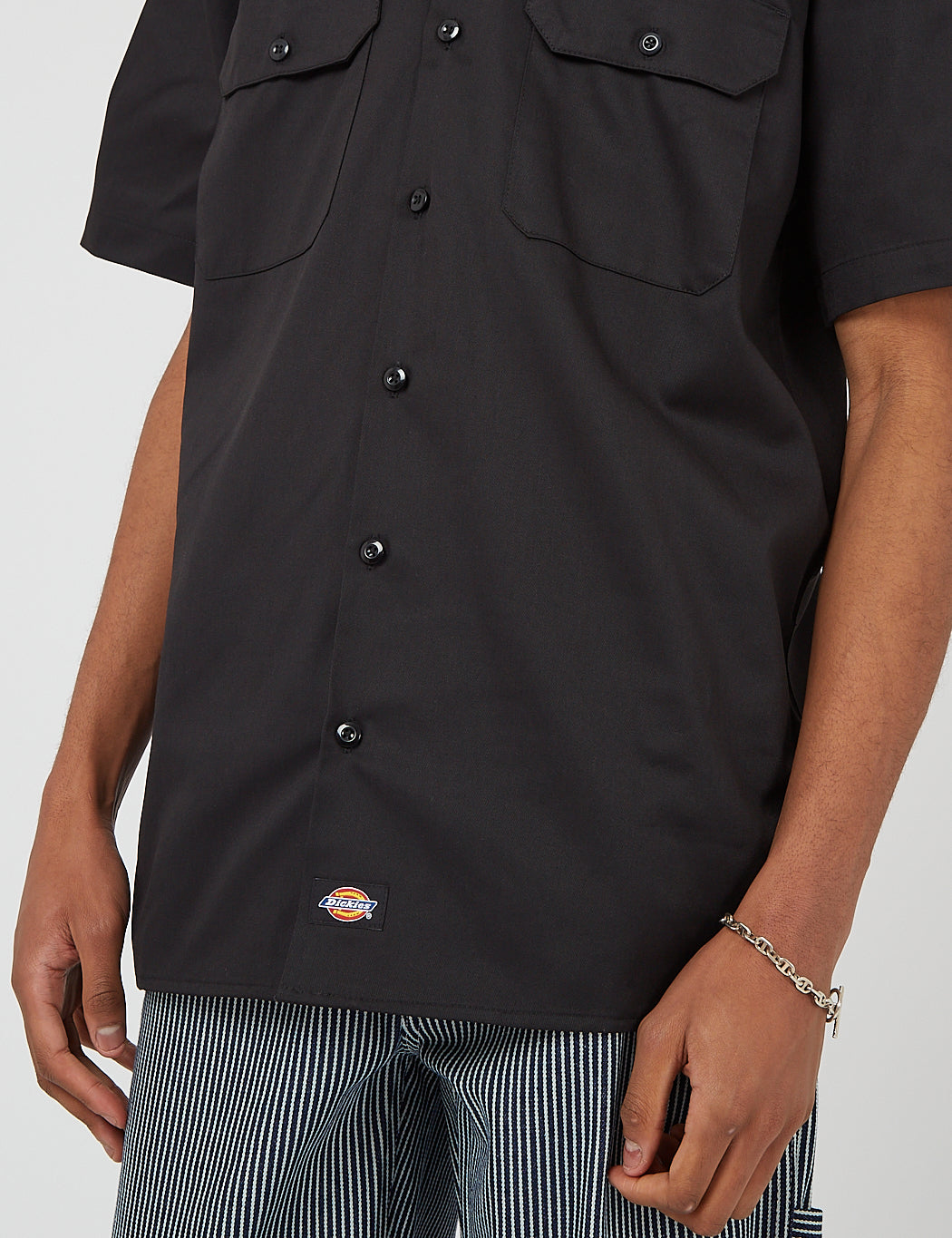 Short Sleeve Work Shirt - Black