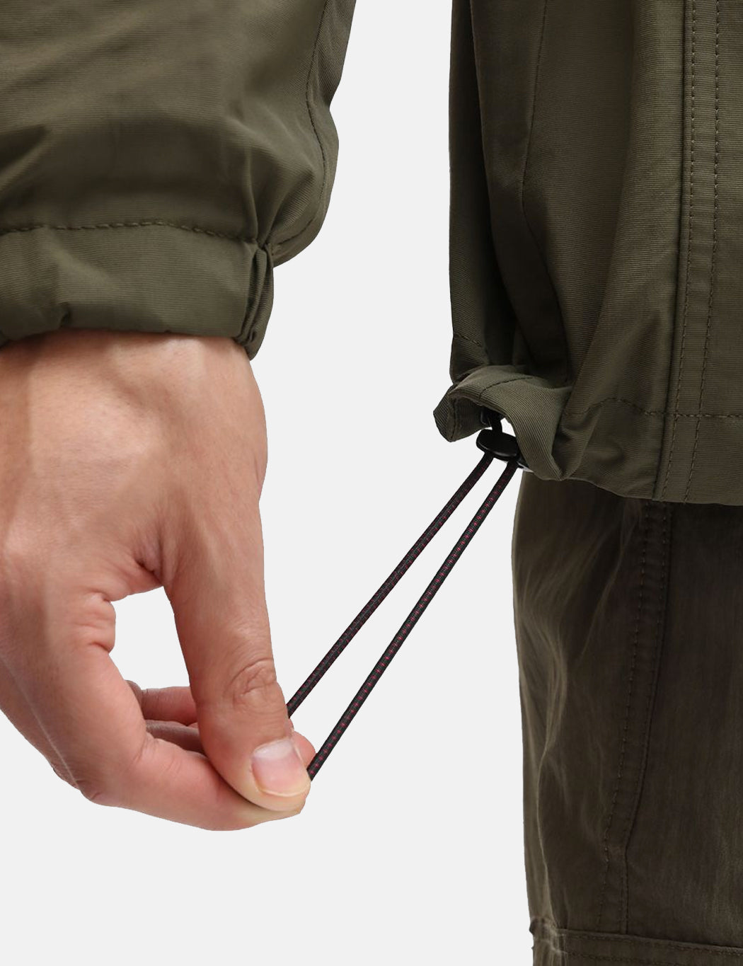 Glacier View Anorak Jacket - Military Green