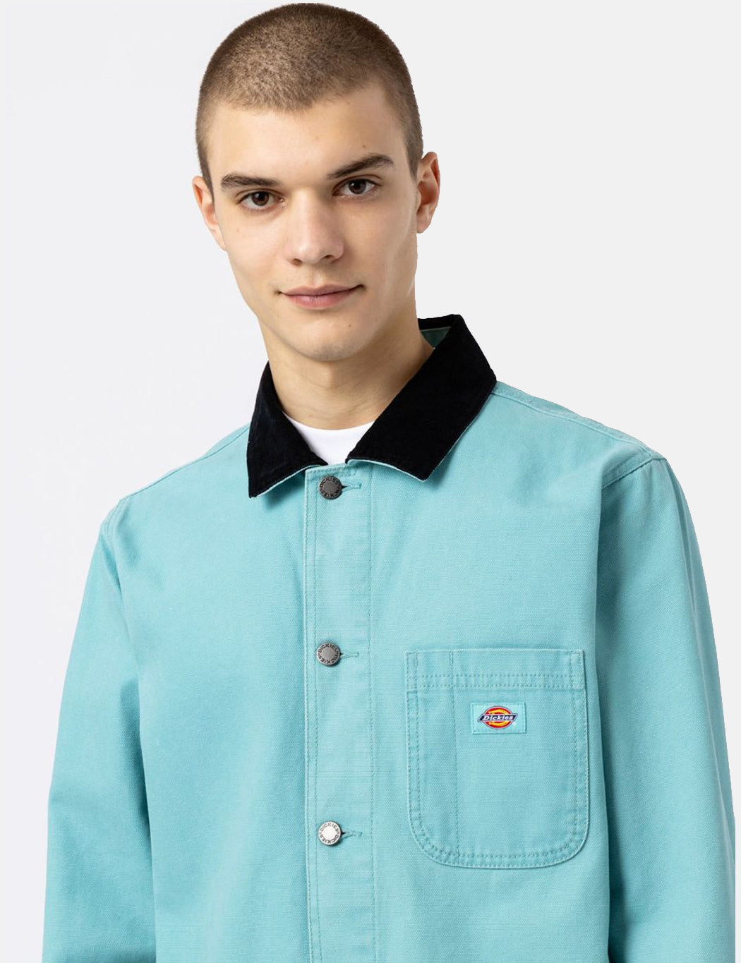 Duck Canvas Summer Chore Coat - Stone Washed Porcelain
