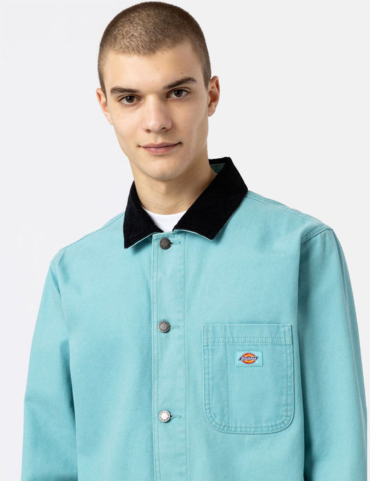Duck Canvas Summer Chore Coat - Stone Washed Porcelain