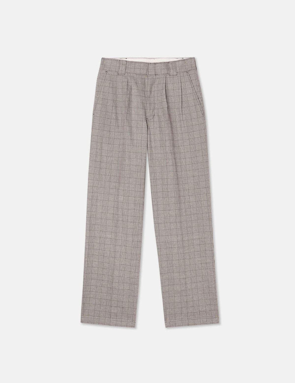 Bakerhill Pleated Pant (Loose) - Dark Brown