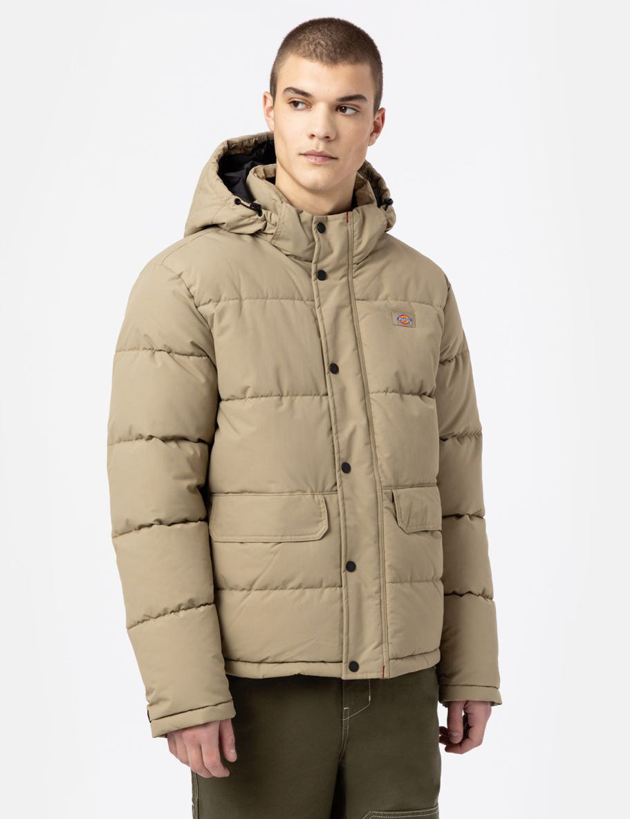 Glacier View Puffer Jacket - Khaki Brown