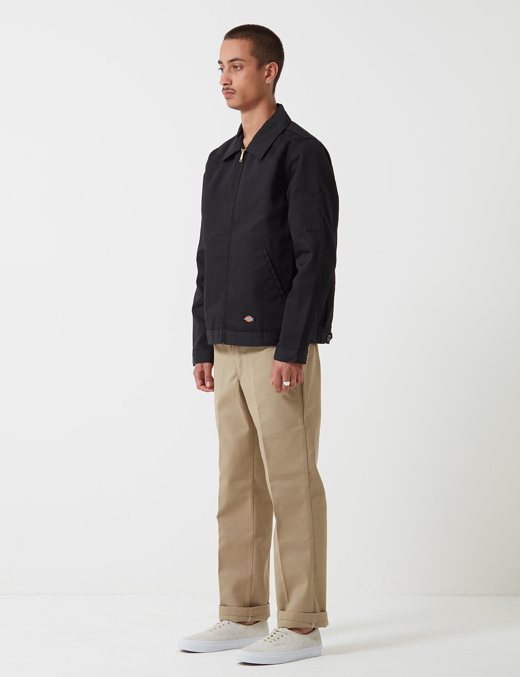 Unlined Eisenhower Jacket - Black