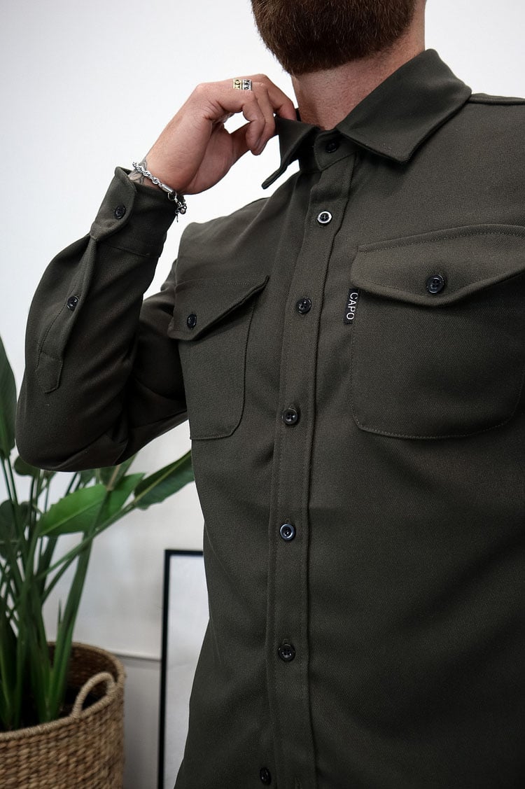 Men's Button Down Shirt Jacket (Buy 2 Free Shipping)